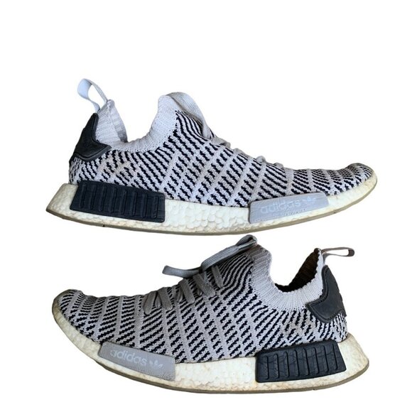 Rare Adidas NMD R1 STLT Grey Black Size 11.5 - Picture 9 of 14